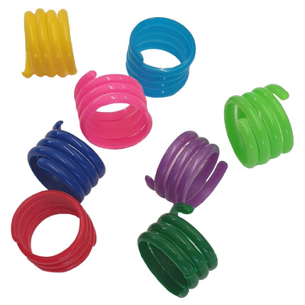 Spiral Poultry Leg Bands 16mm - Pack of 8
