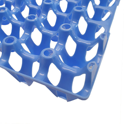 Plastic Egg Tray For 30 Chicken Eggs Blue