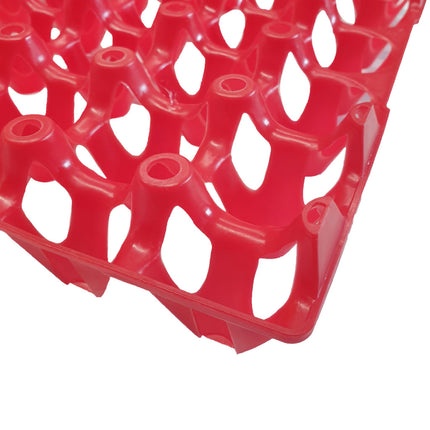 Plastic Egg Tray For 30 Chicken Eggs Red