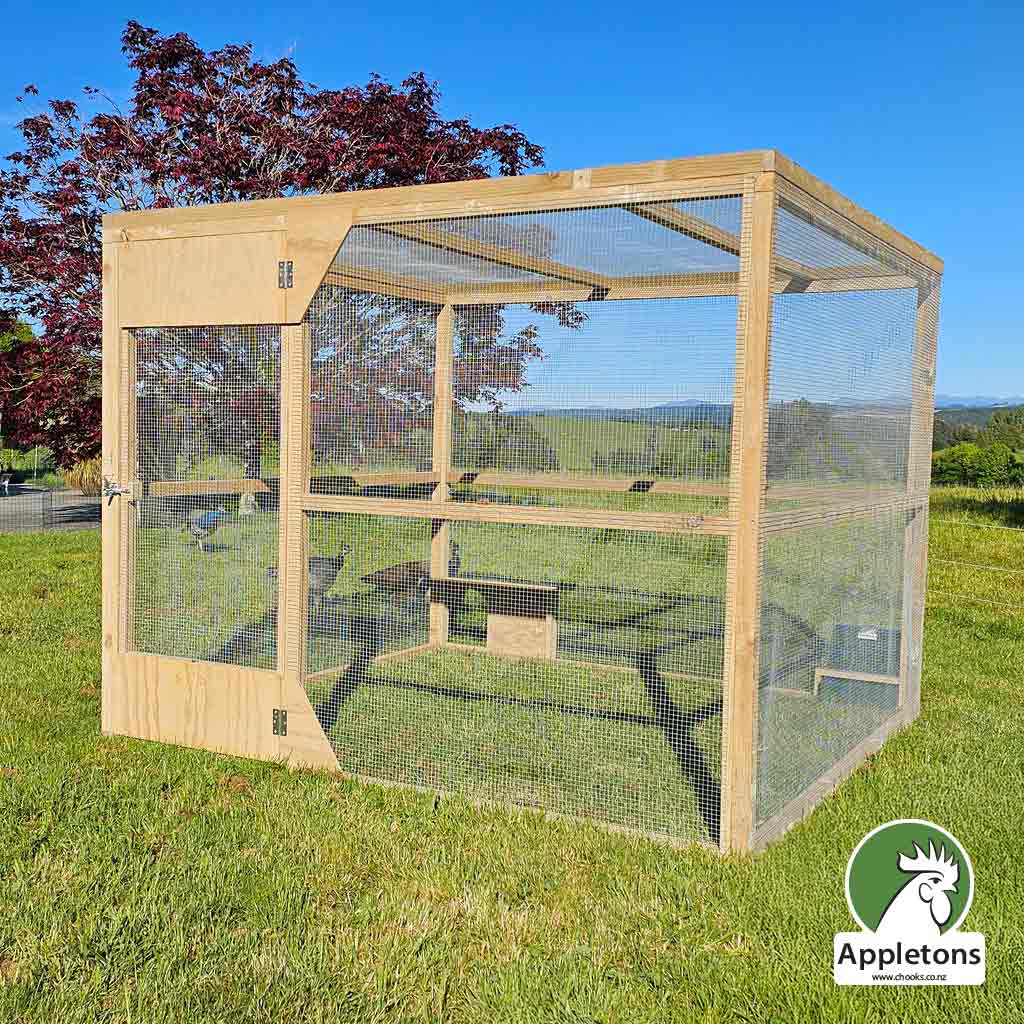 Appletons Freestanding Fully Enclosed Timber Walk-In Poultry Run