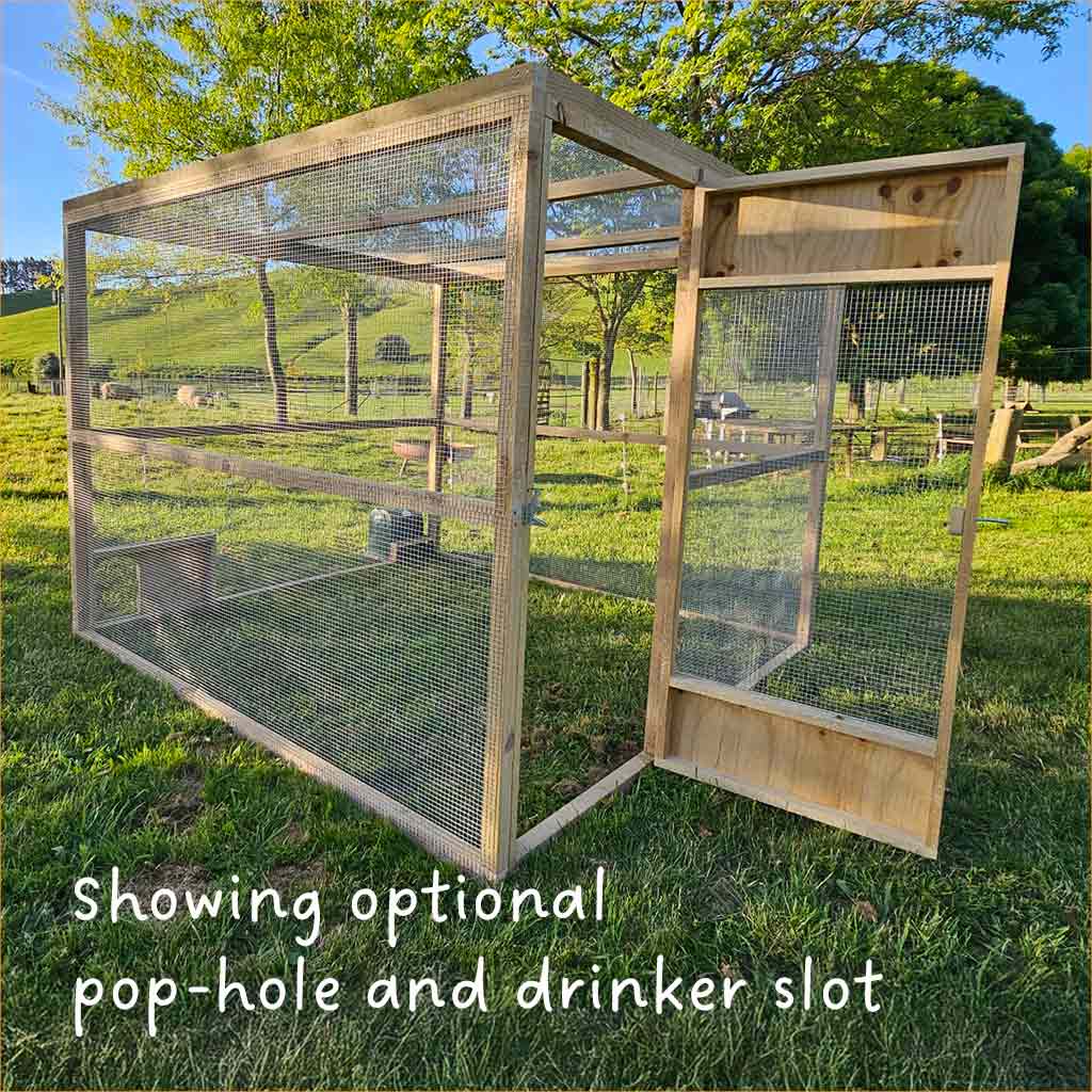 Appletons Freestanding Walk-In Poultry Run Fully Enclosed