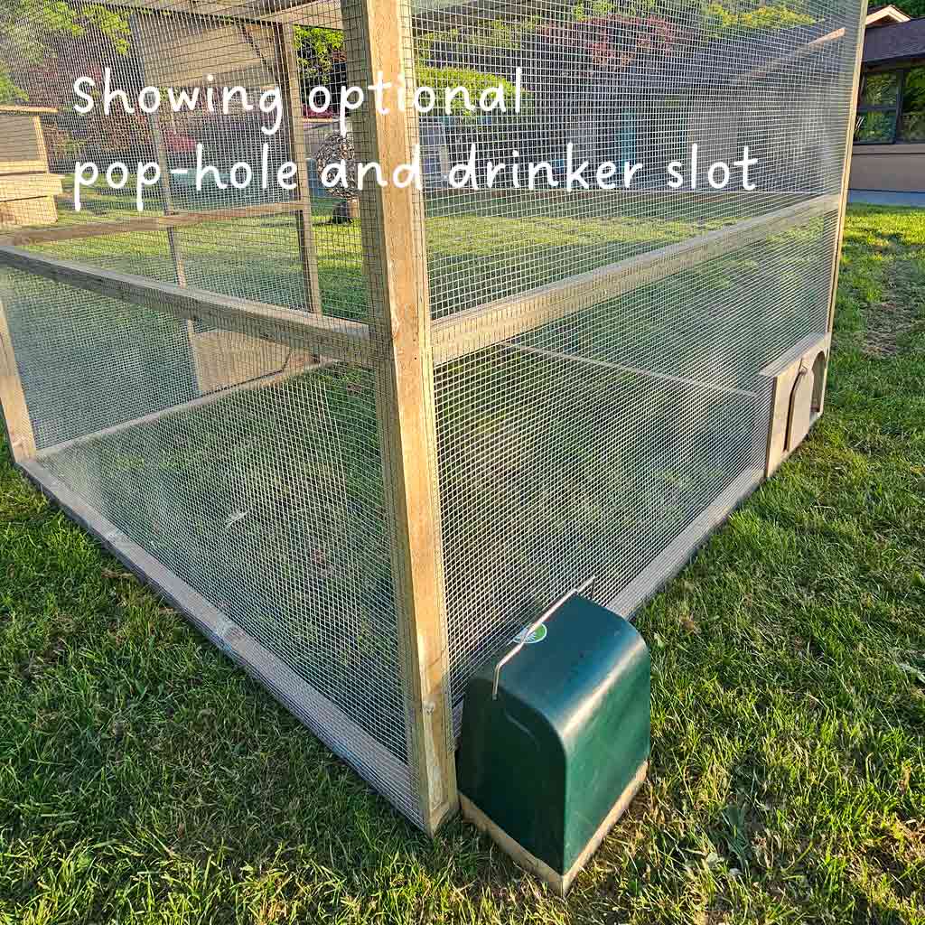 Standalone Walk-In Poultry Run by Appletons