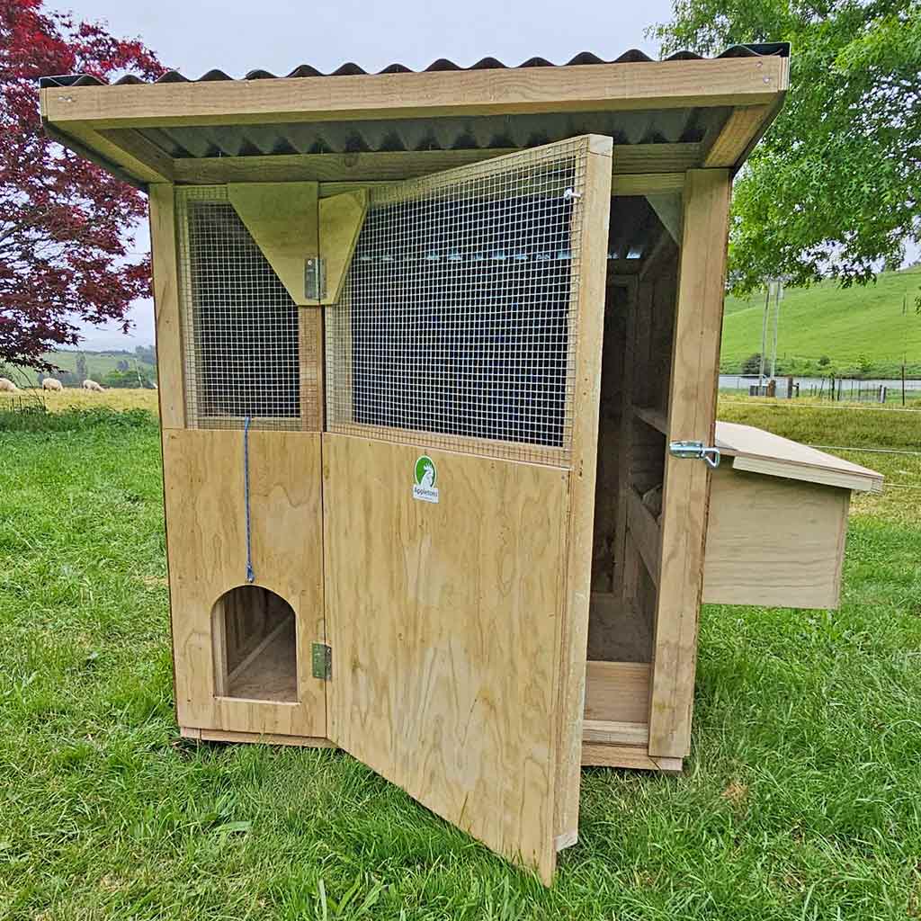 Appletons Timber Cubby Hen House with welded mesh window for excellent light and ventilation