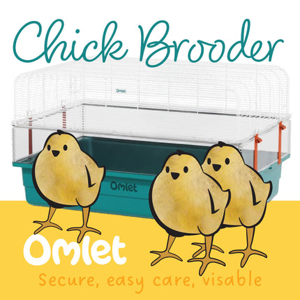 Chick brooder Omlet habitat cage
