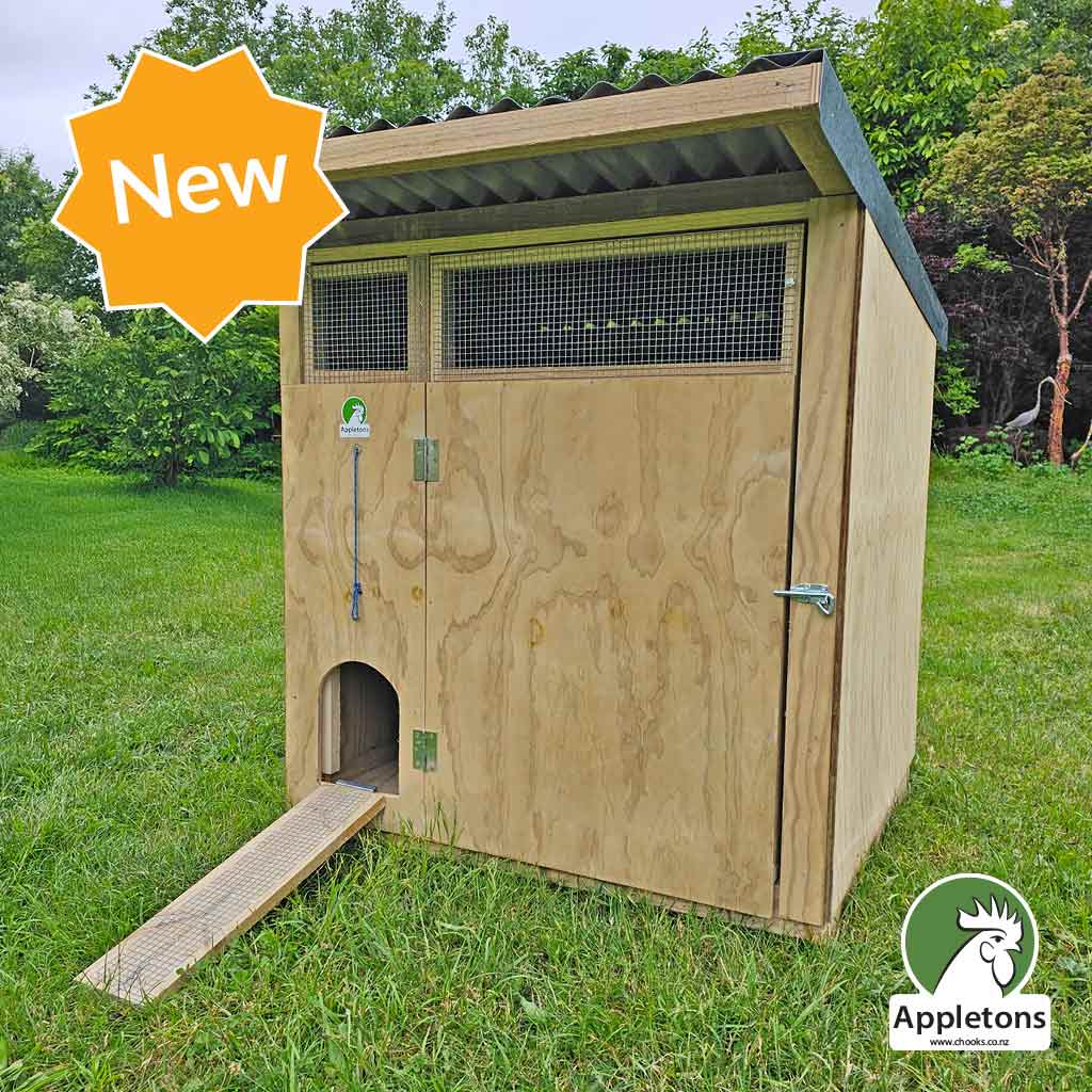 New from Appletons, Timber Cubby Duck House with galvanised iron roof