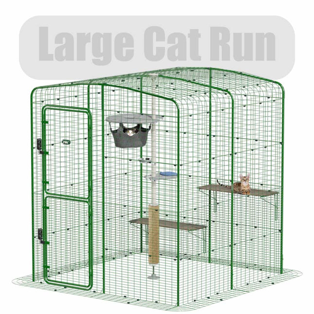 Omlet Large Spacious Outdoor Catio Cat Run Enclosures