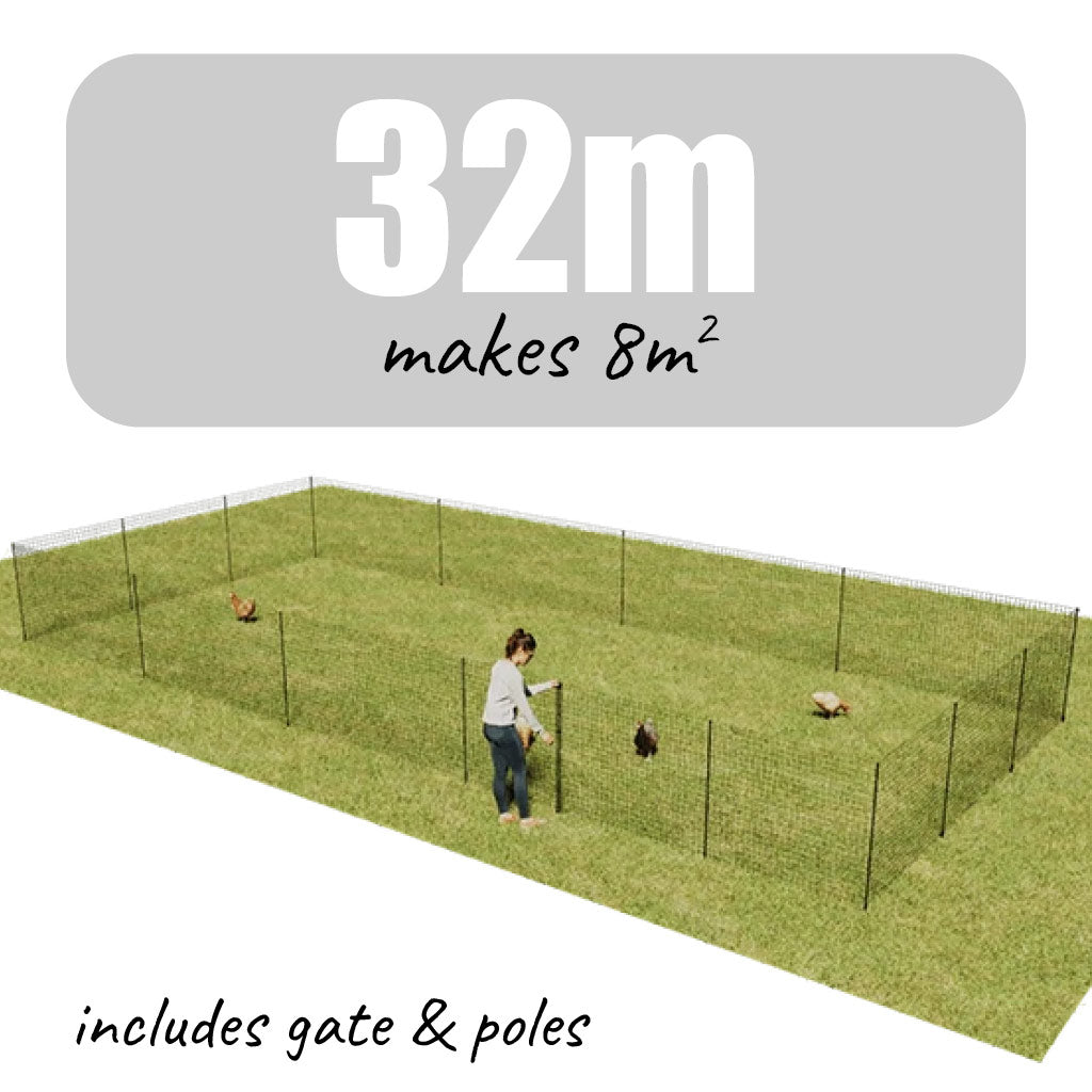 Omlet Chicken Fencing 32m