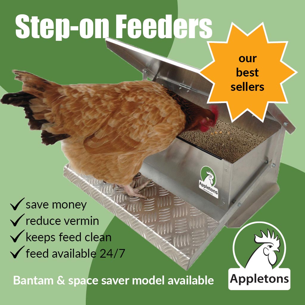 Appletons Large Step On Feeder for Laying Hens