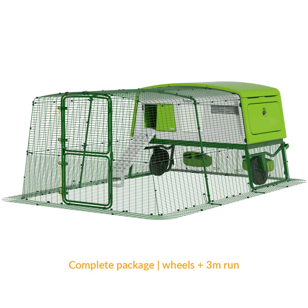 Eglu Pro Complete Package plus 3m Run and Wheels