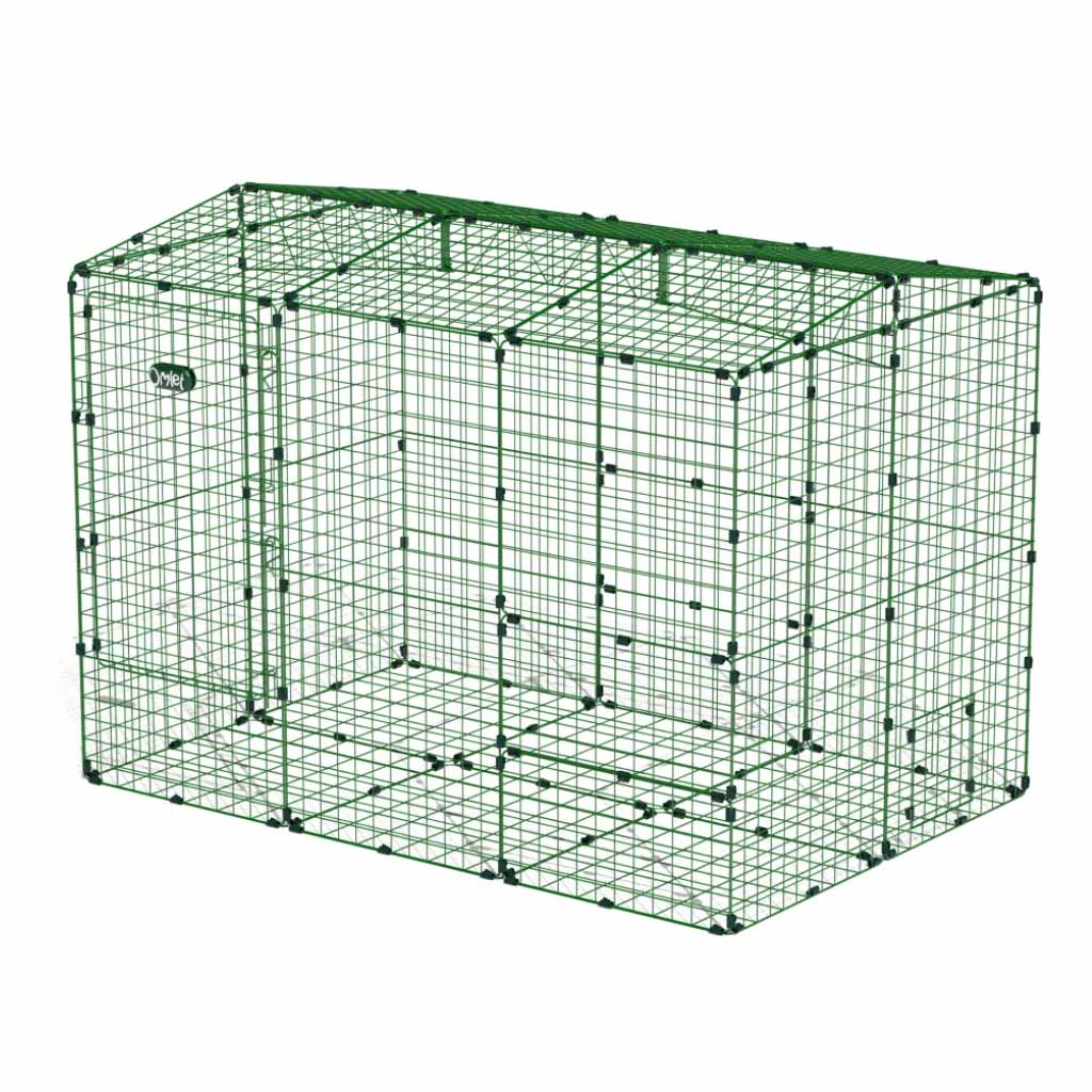 Zippi movable Enclosed Run Double Height with Underfloor Mesh