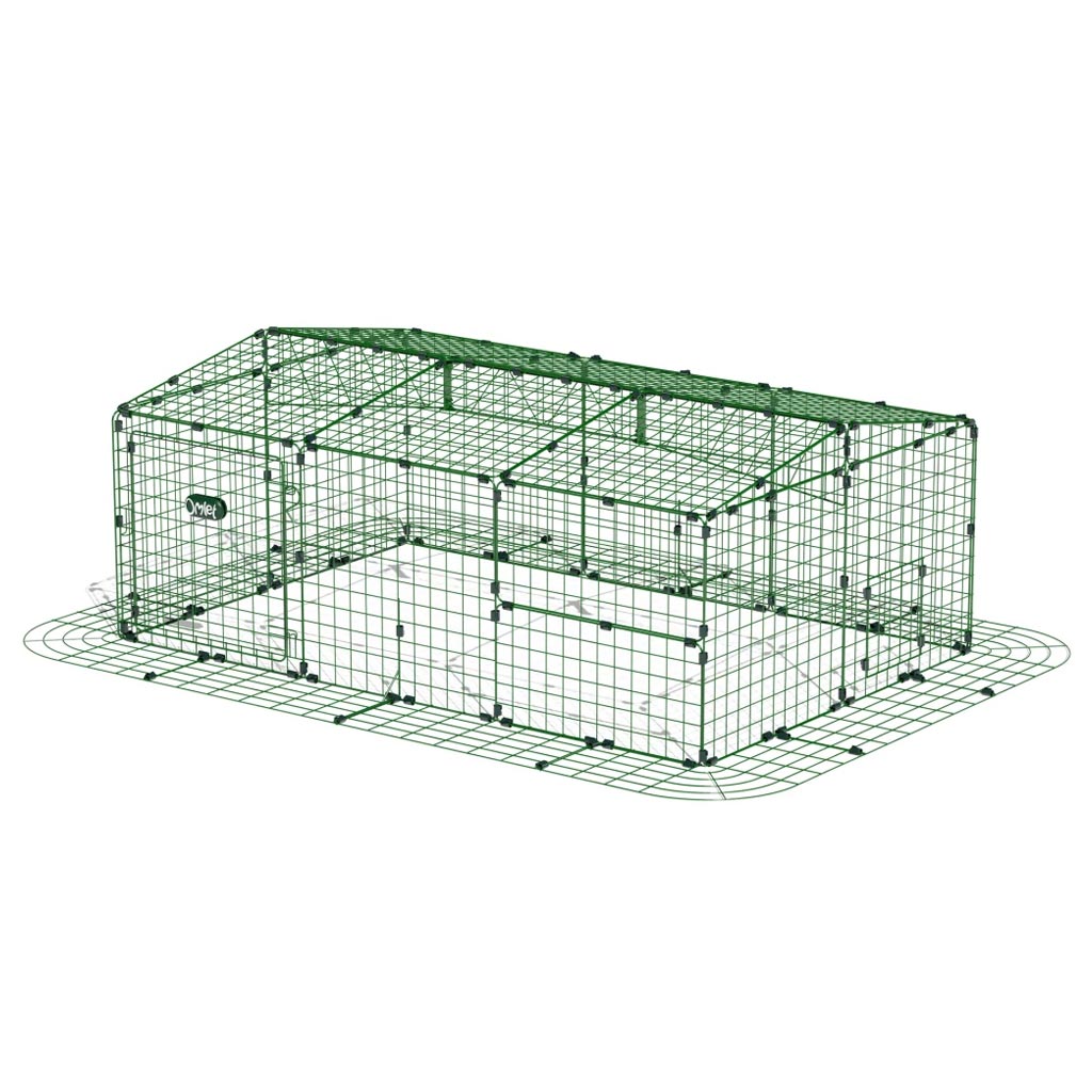 Zippi movable Enclosed Run Single Height with Skirt