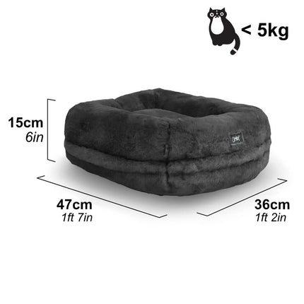 donut cat bed dimensions