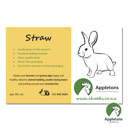 Straw | 50L Cardboard Box | Bedding