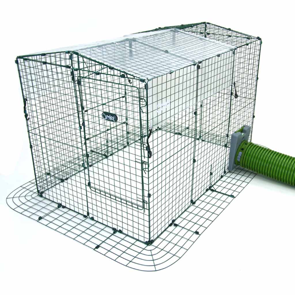 Zippi Clear Run Covers are waterproof and allow the sunshine into your pet's enclosure