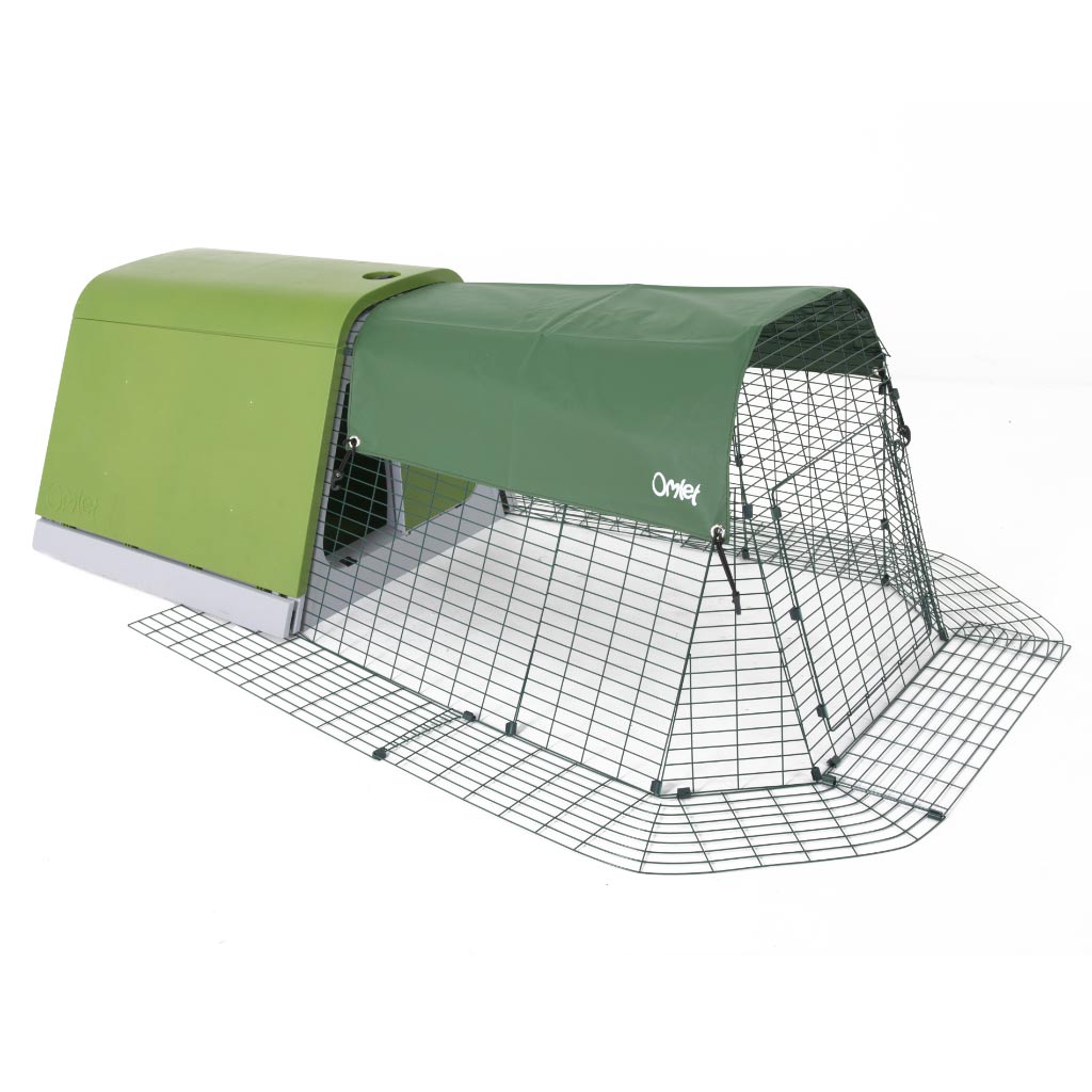 Heavy Duty Eglu Go Hutch Cover offers weather protection for the hutch 1m run