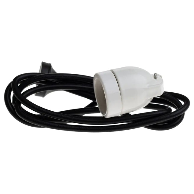 Ceramic Lamp Holder with Cord