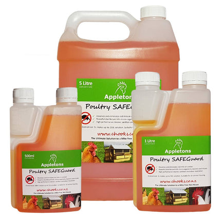 Appletons Poultry Safeguard Concentrate Product Range