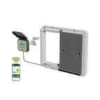 Grey Door +12v power adaptor + mounting bracket for cube/pro