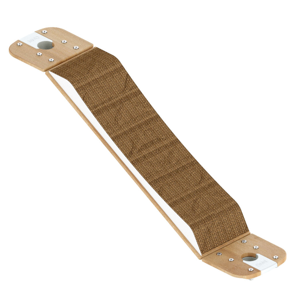 Freestyle - Bamboo Pole to Pole Ramp with Cardboard Lounge Scratching Box