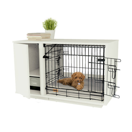 2-in-1 Luxury Dog Bed & Crate | Fido Nook Dog House