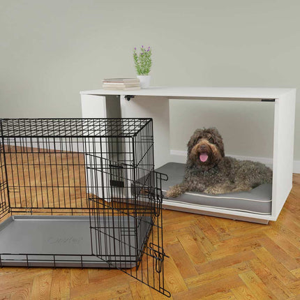 2-in-1 Luxury Dog Bed & Crate | Fido Nook Dog House