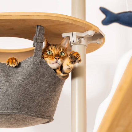 Freestyle Cat Tree - Grey Hammock for Platform