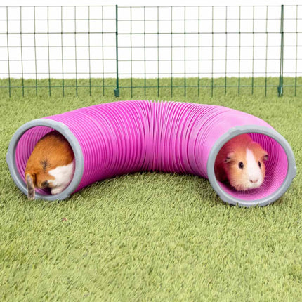 Zippi guinea pig extendable tunnels are waterproof, and can easily be hosed down or wiped clean.