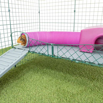 Designed to mimic a burrow in the wild, the Omlet Play Tunnels are a great addition to your small pets run