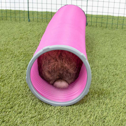 Zippi Rabbit Play Tunnels are waterproof and can easily be hosed down or wiped clean