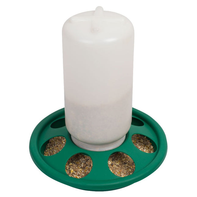 1kg 7-Hole Jar Feeder for Chicks & Quail