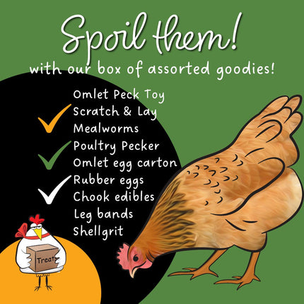 Appletons Chicken Treats - a box of assorted goodies for your chooks