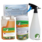 Starter Pack : 500ml Safeguard Concentrate, 350g De-Mite Powder, 5 Face Masks + 1L Spray Bottle