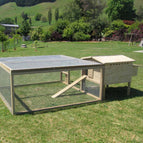 Hen House + Fully Enclosed 900mm High Run (2.4m x 2.7m)