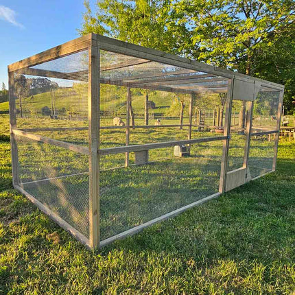 We make our Freestanding Extended Walk-In Poultry Runs in pre-assembled kitsets for very easy assembly