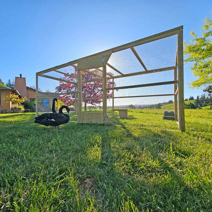 Timber Chicken Run Freestanding Walk-in Extended Timber Poultry Run | 2.4mW x 4.8mL