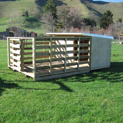 Appletons Pigsty with enclosed pen featuring double bolted door and gate