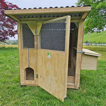 Appletons Timber Cubby Hen House with welded mesh window for excellent light and ventilation