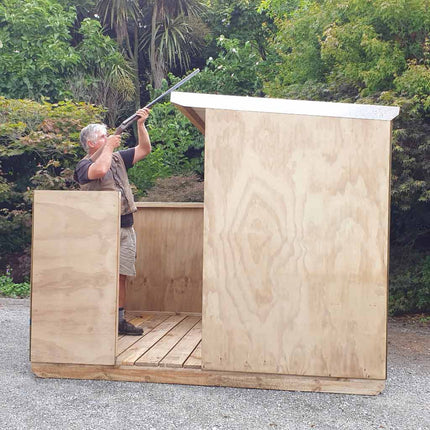 Appletons covered Maimai with bench and shooting platform