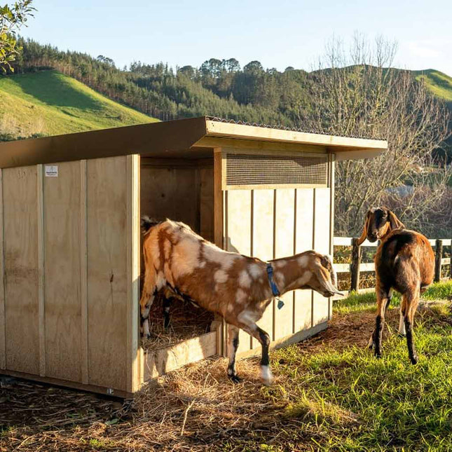 Appletons Goat Shelter with batten detail