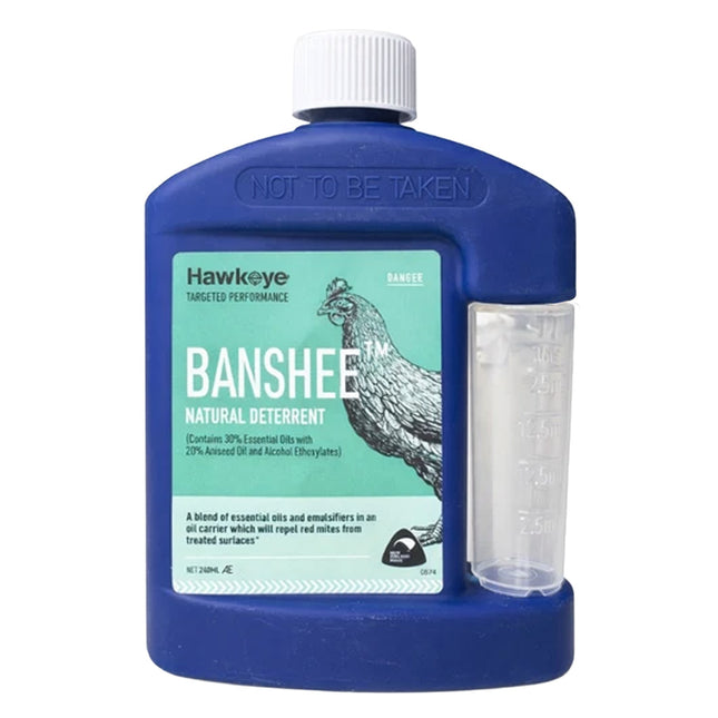 A natural solution to prevent red mite infestations in poultry sheds, coops, hutches or houses.