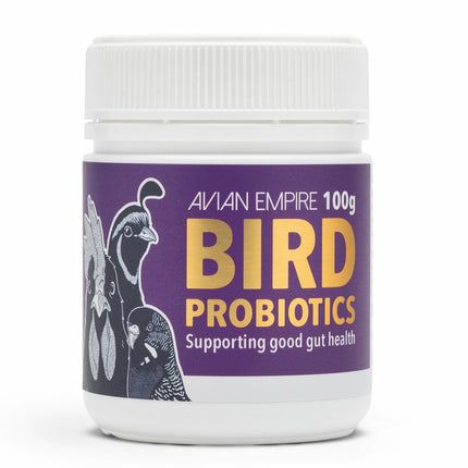 water-soluble probiotic supplement for birds designed to support digestive balance nutrient absorption and healthy gut flora in all species