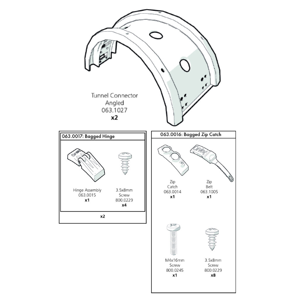 Angled Tunnel Connector | Zippi