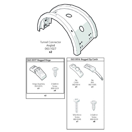 Angled Tunnel Connector | Zippi