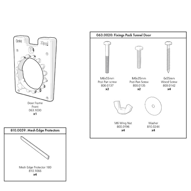 Tunnel Door Frame | Zippi