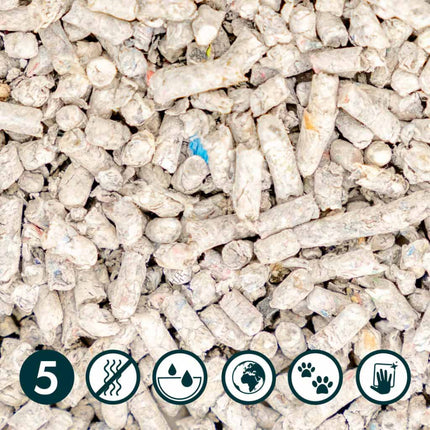 Omlet Cat Litter No. 5 - Paper - close up