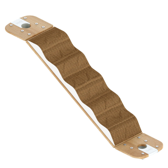 Freestyle - Bamboo Pole to Pole Ramp with Cardboard Wave Scratching Box