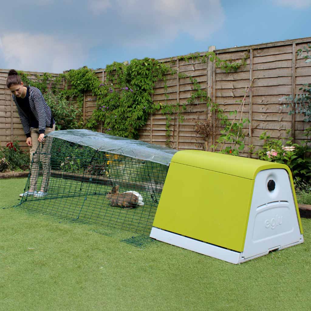 Clear Full Length Eglu Go Covers are designed with winter months in mind to allow light in and trap warmth