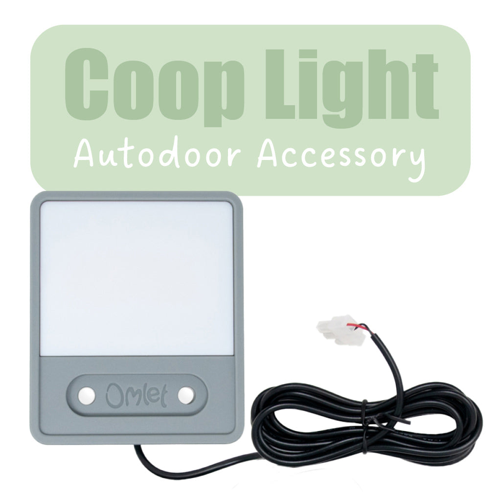 Coop Light accessory to the Autodoor Automatic Chicken Coop Door