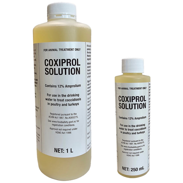 Coxiprol Solution 1L and 250mL variants