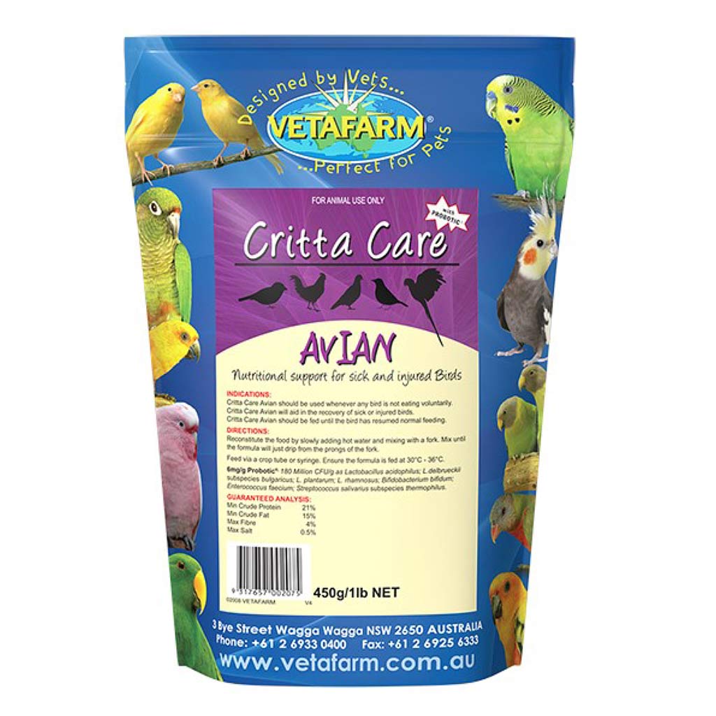Critta Care Avian 450g | Vetafarm